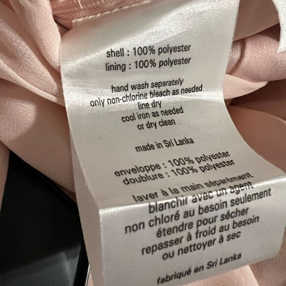 David’s Bridal pale pink size 12 bridesmaid dress - Picture 6 of 7